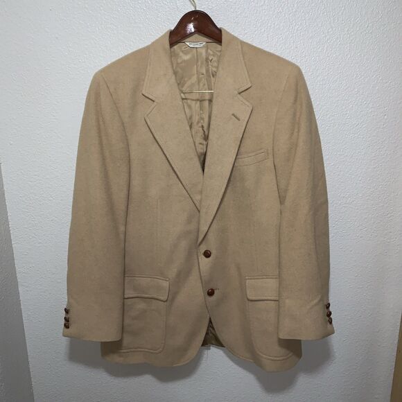 Barrister Walkers Men’s Suit Jacket Size 38R Tan - Picture 1 of 8